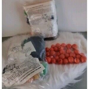 Vintage Halloween Craft Kit For Kids Set of Two Pumpkin Ghost Cat School Project